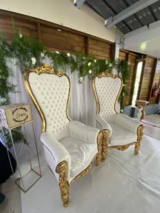Chaise royale haute