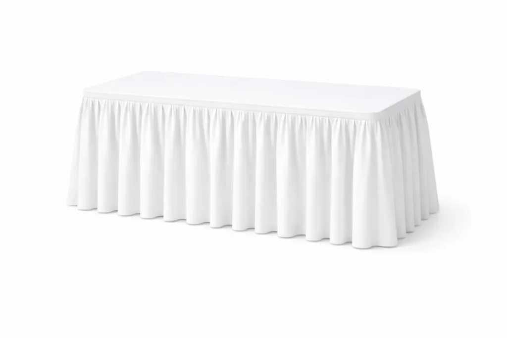 Nappe juponu00e9e en location pour u00e9vu00e9nement Martinique - Paul'Fu00eate Location